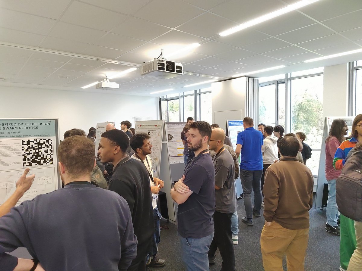 ANTS 2024 started yesterday with a perfect day. Already many exciting talks, very many discussions, perfect weather, and our conference dinner with some local folklore.
Now: day 2!
#swarm #robotics #aco #collectiveBehavior
<a href="/UniKonstanz/">Universität Konstanz</a> <a href="/CBehav/">Centre for the Adv Study of Collective Behaviour</a> <a href="/icouzin/">Iain Couzin</a> <a href="/joefresna/">Giovanni Reina</a> <a href="/jonaskuResearch/">Jonas Kuckling</a>