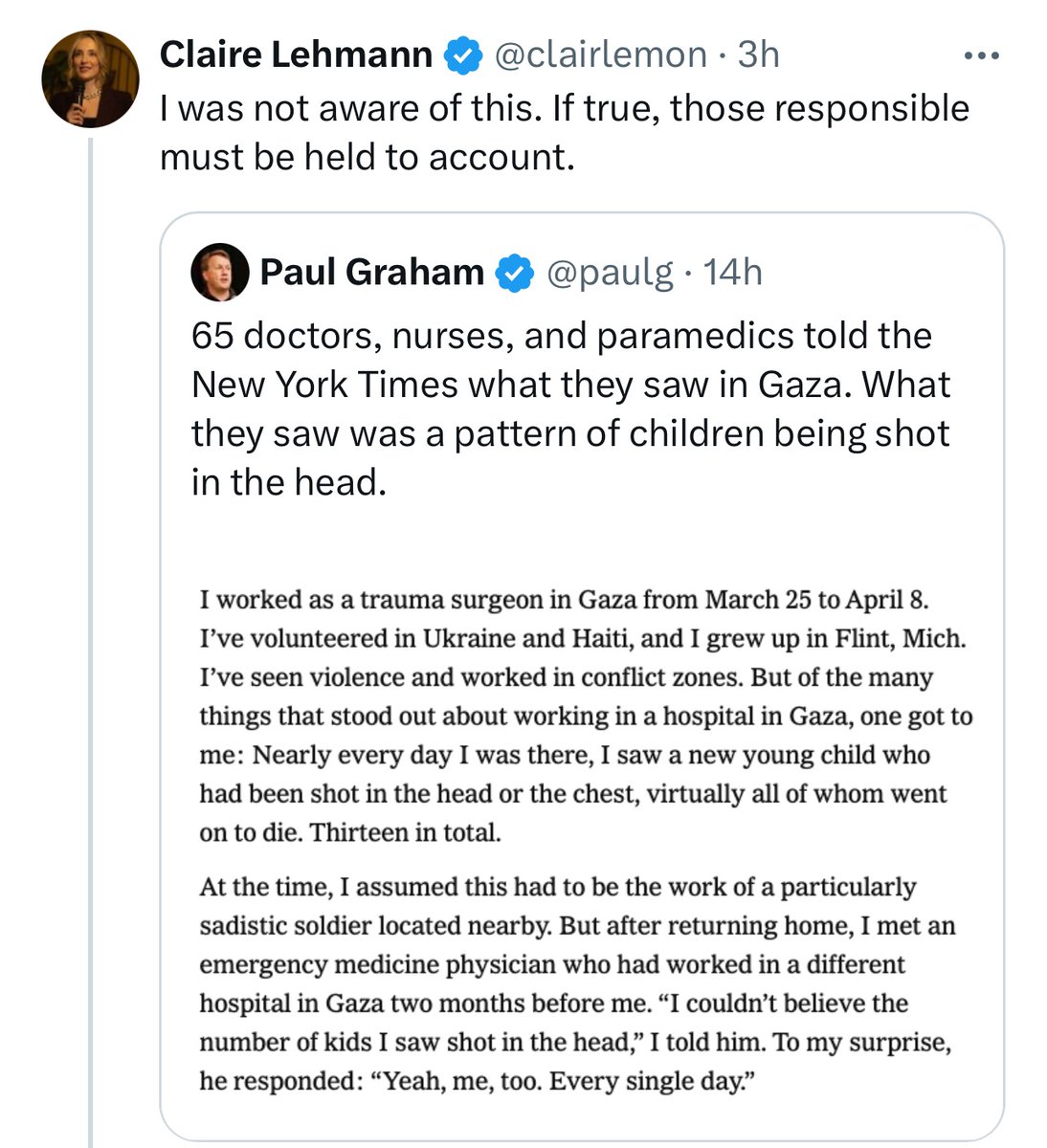 clairlemon's tweet image. I deleted this because we just don’t know if it’s true or not—and it’s something that shouldn’t be shared without substantial evidence to back it up (like the Canadian mass graves—which turned out to be mere phantoms).