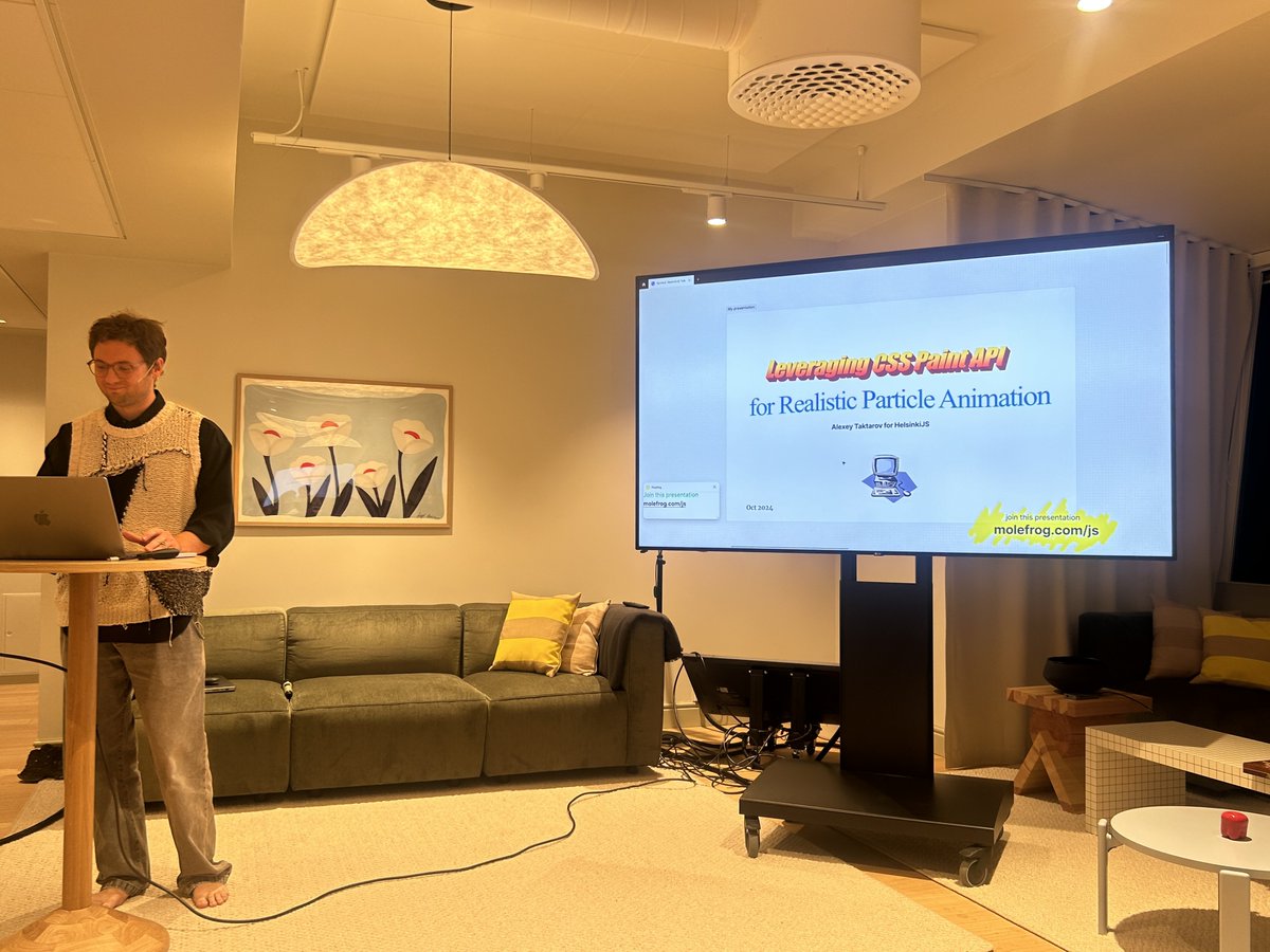 Great <a href="/helsinkijs/">HelsinkiJS</a> event yesterday hosted by <a href="/vincit_plc/">Vincit</a> . React Server Components, Locales, Animations.