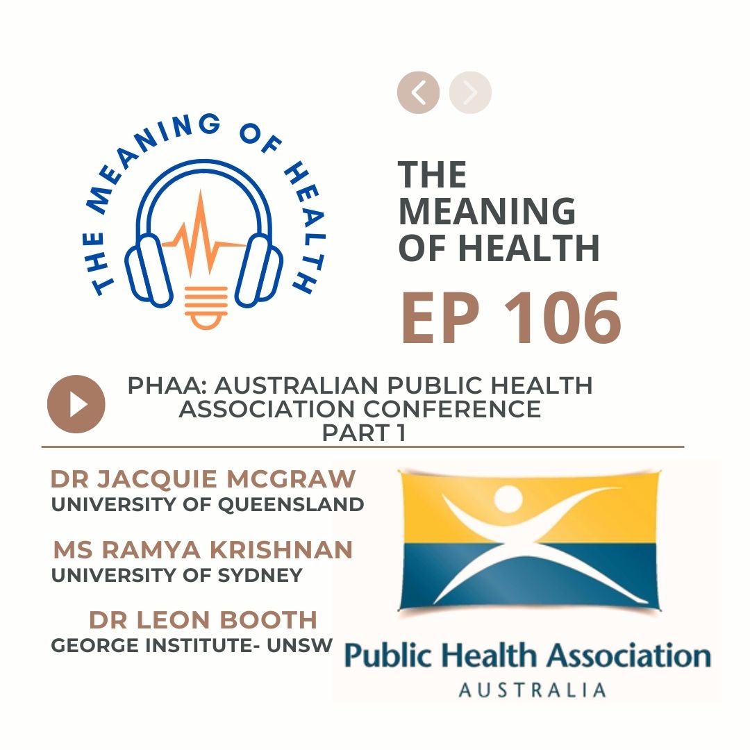 Meaning of Health Podcast (@healthmeanswhat) on Twitter photo New Ep out now- Part 1 of recordings from the PHA <a href="/_PHAA_/">PHAA is on Bluesky</a> Public Health Conference. Have a listen: on.soundcloud.com/Uod3r6S4kj8uRg… #podcast #public #MensHealth #alcoholawareness #prescribing New Ep out now- Part 1 of recordings from the PHA <a href="/_PHAA_/">PHAA is on Bluesky</a> Public Health Conference. Have a listen: on.soundcloud.com/Uod3r6S4kj8uRg… #podcast #public #MensHealth #alcoholawareness #prescribing