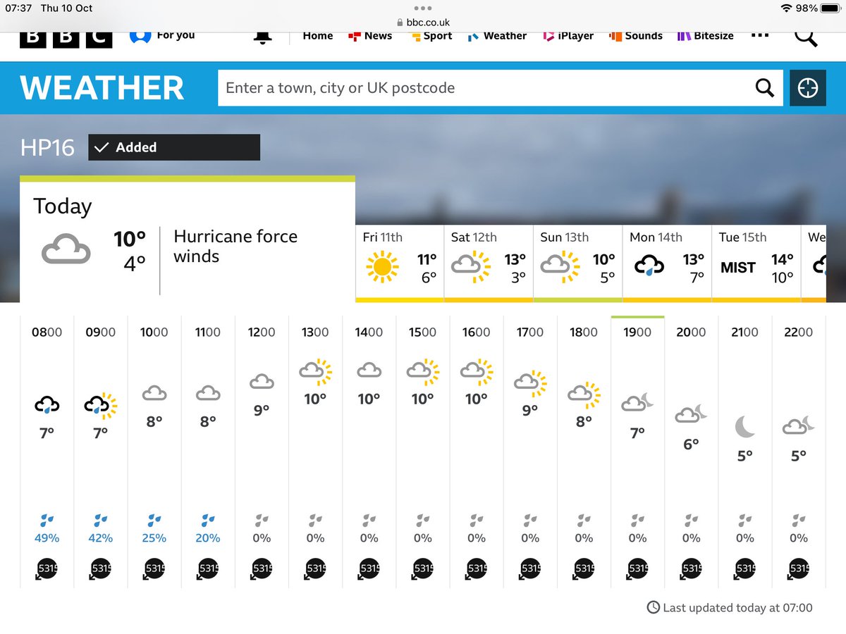 Bob Scott (@scobbert) on Twitter photo Hey <a href="/BBCBreakfast/">BBC Breakfast</a> <a href="/carolkirkwood/">Carol Kirkwood</a> your <a href="/bbcweather/">BBC Weather</a> forecast for Prestwood HP16 seems very dramatic this morning with 15315mph winds! <a href="/SaraThornton1/">Sara Thornton</a> <a href="/weathertrending/">weathertrending</a> Hey <a href="/BBCBreakfast/">BBC Breakfast</a> <a href="/carolkirkwood/">Carol Kirkwood</a> your <a href="/bbcweather/">BBC Weather</a> forecast for Prestwood HP16 seems very dramatic this morning with 15315mph winds! <a href="/SaraThornton1/">Sara Thornton</a> <a href="/weathertrending/">weathertrending</a>