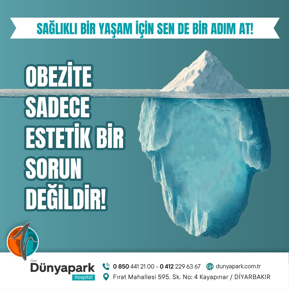 Obezite, göründüğünden daha büyük bir tehlikedir! 

#obezite #sağlık