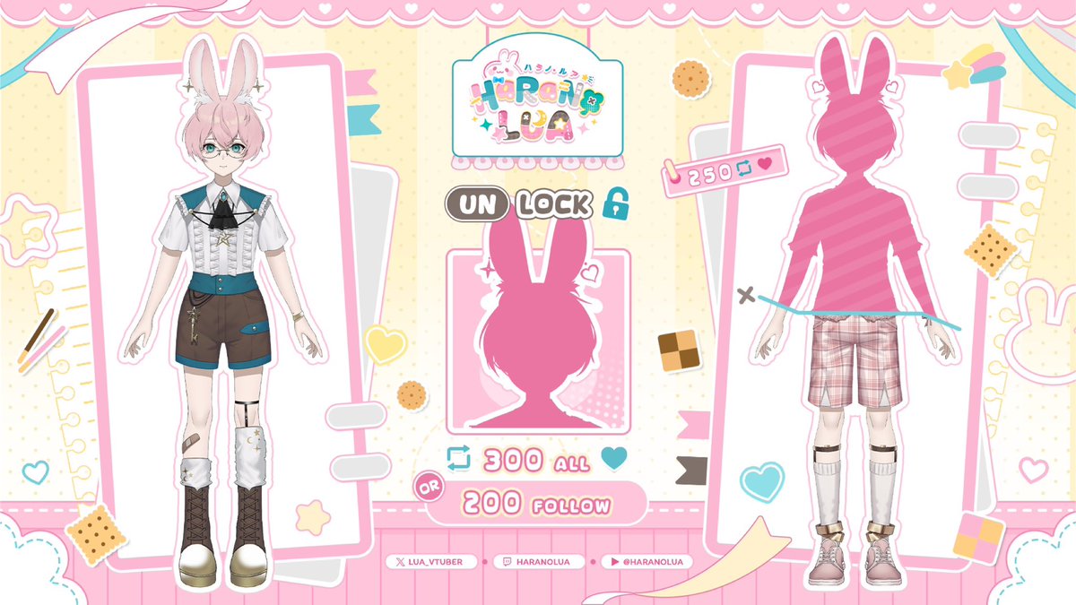 LUA_Vtuber's tweet photo. ไหน ๆ ก็เปิดร้านคาเฟ่ทั้งที ชุดใหม่ ๆ ก็ต้องมีไว้ใส่ต้อนรับกันบ้างสิเนอะ ? ⸜(。˃ ᵕ ˂ )⸝♡
มาช่วยลัวเผยโฉมในชุดใหม่อันโปรดกันคับ !
#Vtuber #VtuberTH #modelreveal #VtuberReveal #VTuberUprising
#HaranoLua https://t.co/L10eHayZGC