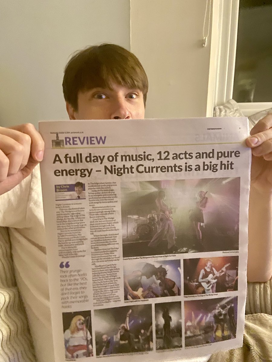 nightcurrents's tweet image. Thank you so much to @portsmouthnews for the full page spread celebrating Night Currents 2024 📰🫶

A very kind review with brilliant photos from @photosbylorna_ 📸