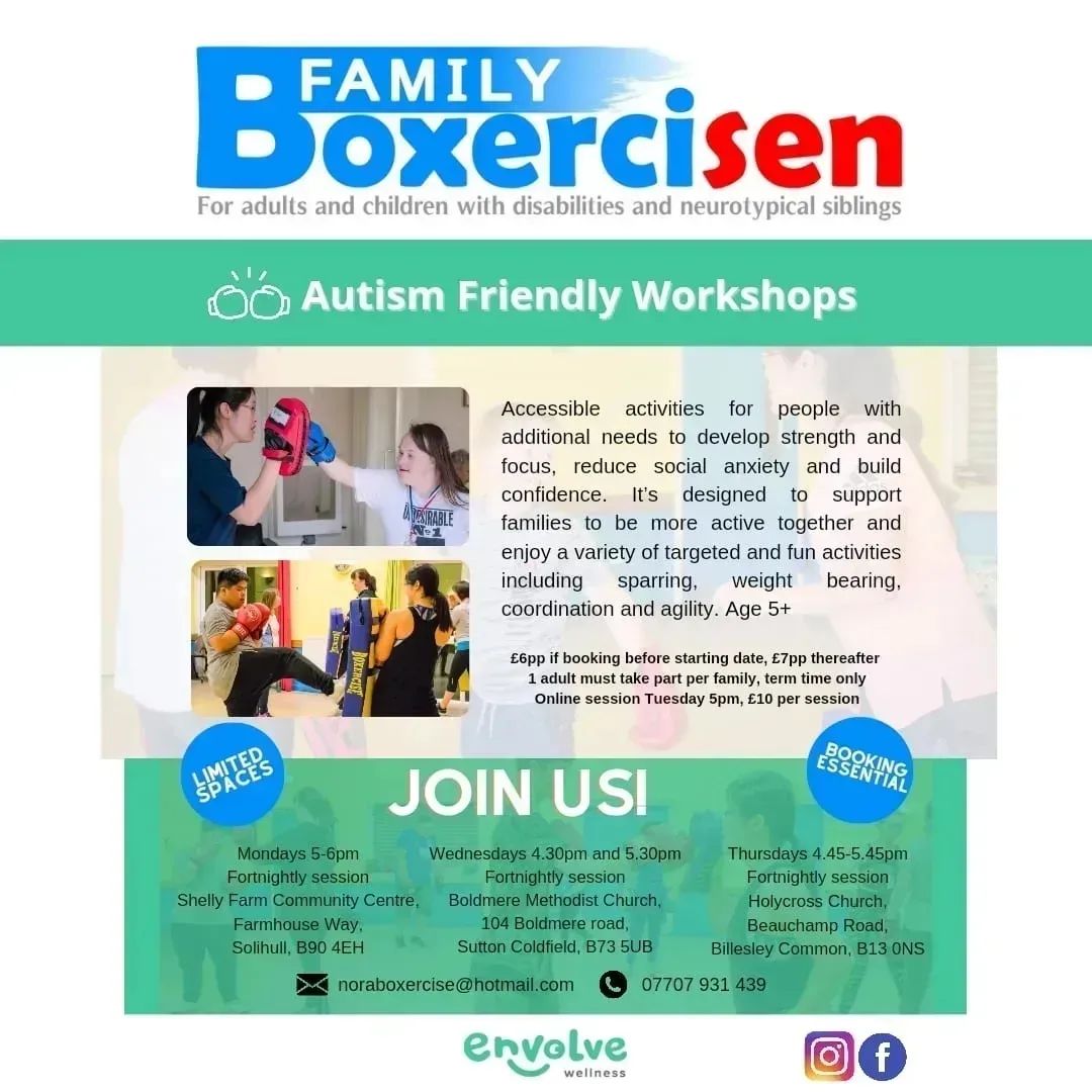 Nora (@envolvewellness) on Twitter photo Busy session tonight, I better activate octo-combi boxercise station 🚉 so everyone has something to do 🤣🤣
Nora@envolvewell.co.uk
#autism #accessibleactivity #inclusion Busy session tonight, I better activate octo-combi boxercise station 🚉 so everyone has something to do 🤣🤣
Nora@envolvewell.co.uk
#autism #accessibleactivity #inclusion