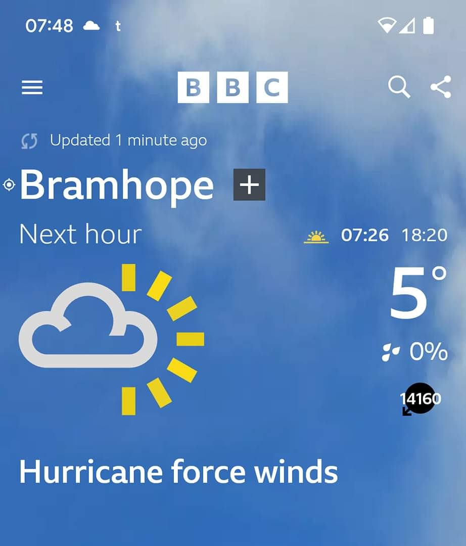 bryant_fran's tweet photo. @Hudsonweather Could you just double-check this please? Think the app thinks we're in Florida https://t.co/pIpuHHMKAw