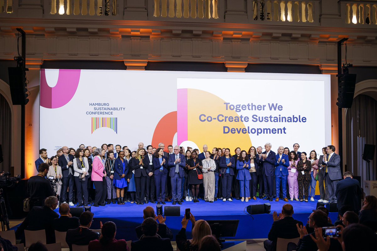 Svenja Schulze (@svenjaschulze68) on Twitter photo For two days, <a href="/hamburg_de/">hamburg.de</a> played host to the world: around 1,600 participants from 102 countries accepted the invitation to co-create sustainable development.
A big thank you to our co-initiators <a href="/UNDP/">UN Development</a>, <a href="/Senat_Hamburg/">Hamburger Senat</a>, <a href="/Umwelt_StMO/">Umweltstiftung Michael Otto</a> & the #HSC2024-team who made all this possible! For two days, <a href="/hamburg_de/">hamburg.de</a> played host to the world: around 1,600 participants from 102 countries accepted the invitation to co-create sustainable development.
A big thank you to our co-initiators <a href="/UNDP/">UN Development</a>, <a href="/Senat_Hamburg/">Hamburger Senat</a>, <a href="/Umwelt_StMO/">Umweltstiftung Michael Otto</a> & the #HSC2024-team who made all this possible!