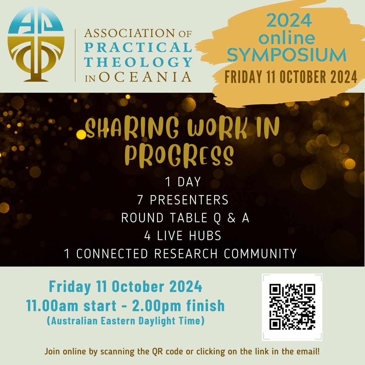 APTO_APTO's tweet image. TOMORROW!!! The 2024 @APTO_APTO #Online #Symposium is taking place on Friday, 11 October 2024, 11:00am - 2:00pm Australian Eastern Daylight Time (AEDT). No need to register; just join us online via Zoom: The Zoom link is: us06web.zoom.us/j/87493961955...