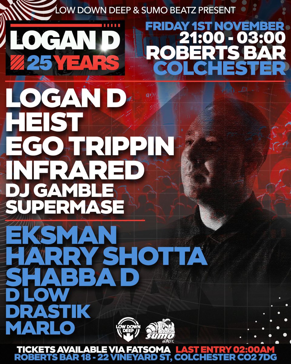 Morning all crew! All early birds tickets for the next sumo beatz sold out early evening yesterday 🙌❤️

Next phase tickets are already flying out, grab them while they are available.

fatso.ma/0sXu