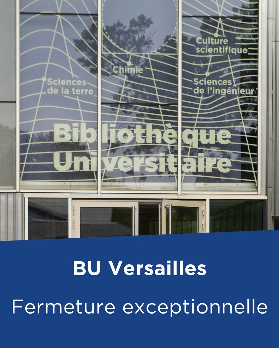 BU de l'UVSQ tweet media