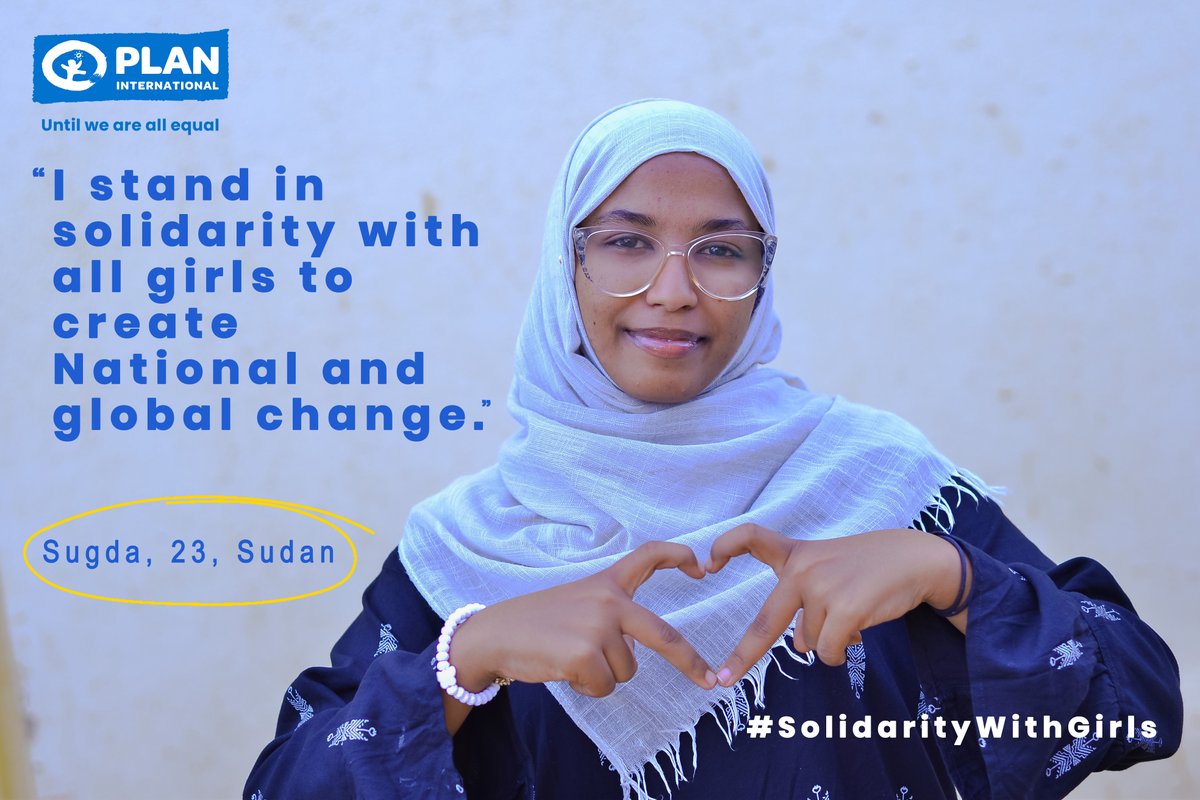 Plan Int'l Sudan (@plan_sudan) on Twitter photo Our youth activists joined us and shared their symbol hearts❤️ showing their SolidarityWithGirls
#UniteForPeace
#IDG2024 Our youth activists joined us and shared their symbol hearts❤️ showing their SolidarityWithGirls
#UniteForPeace
#IDG2024