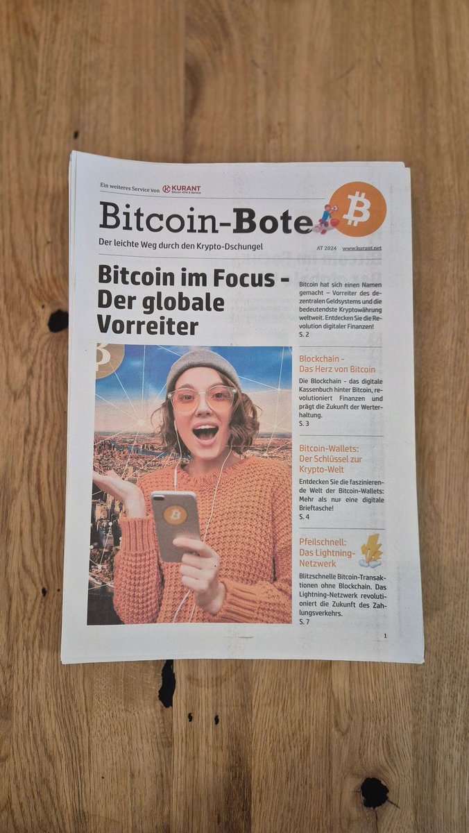 Schaut echt cool aus. Eine weitere Möglichkeit den normalen Menschen Bitcoin näher zu bringen 😎🧡
Props an <a href="/KURANT_ATM/">KURANT</a>