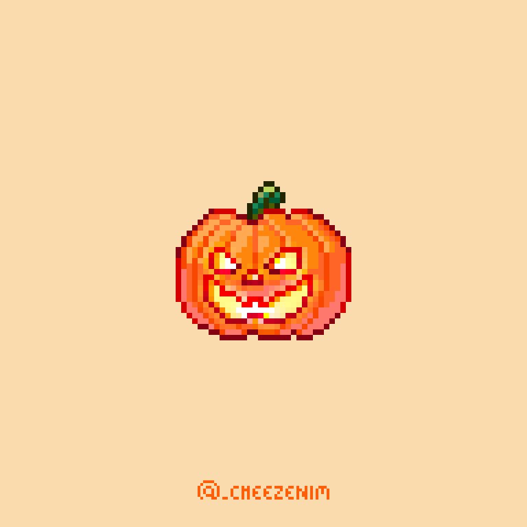 _cheezenim's tweet image. Spooky 👻🎃

#pixelart #ドット絵