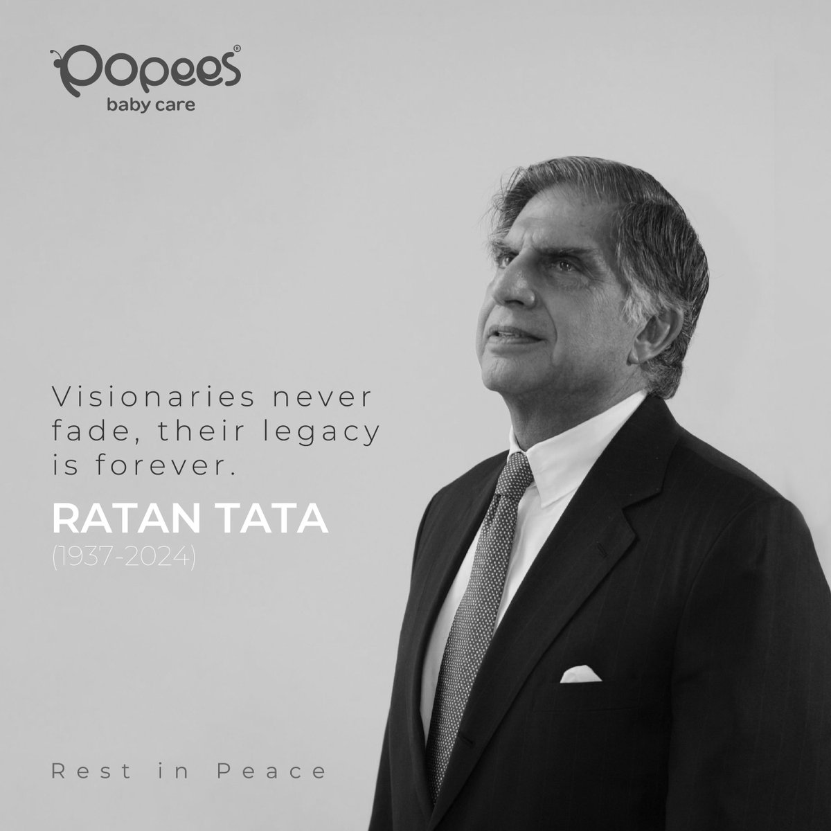shajupopees's tweet photo. Visionaries never fade, their legacy is forever!
Your heart was as pure as gold. You lived a life dedicated to uplifting others and making the world a better place.

Rest In Peace, Sir🌹 

#RatanTata https://t.co/ZmzxBLX8hs