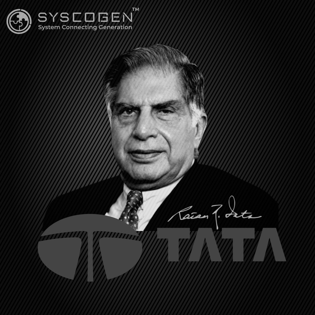 syscogen's tweet image. 🖤 With heavy hearts, #Syscogen mourn the loss of Sir Ratan Naval Tata, a true visionary &amp;amp; the #RatnaOfBharat. His contributions to India&apos;s industrial growth &amp;amp; philanthropy are unparalleled.🙏 You will forever remain in our hearts Sir #RatanTata. 🕊️
#RIPRatanTata #RatanTataLegacy