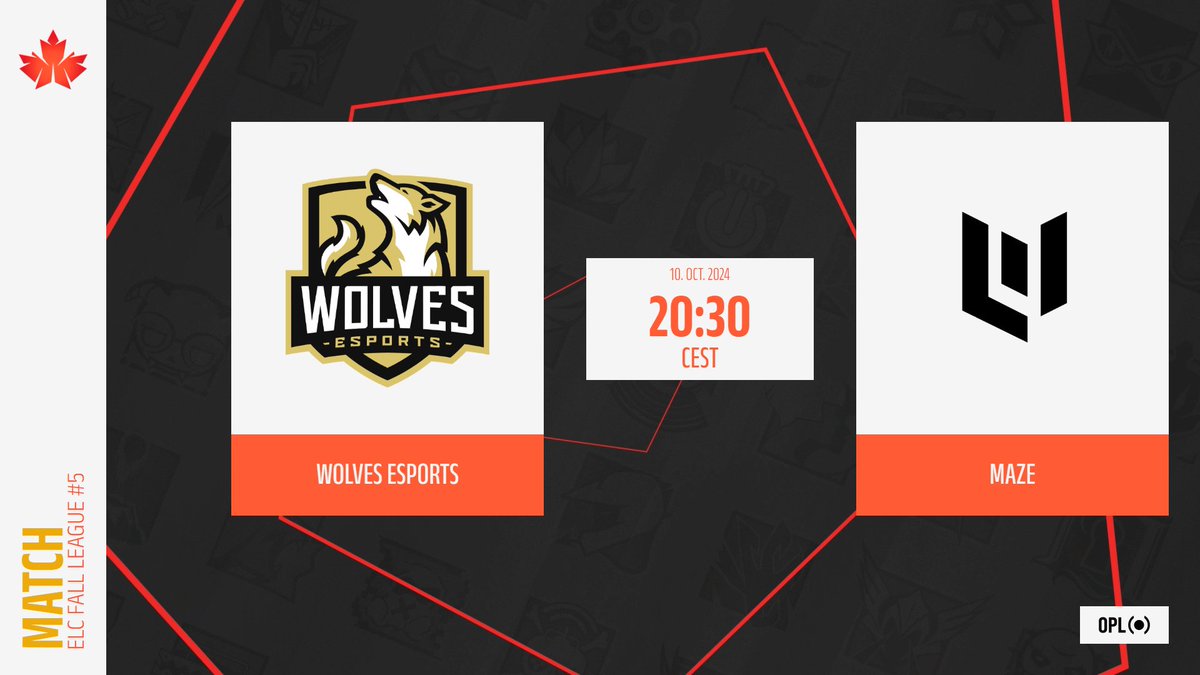 Matchday against <a href="/wolves_esports/">Wolves Esports</a> at 20.30!

Aiming to win and reach the top of the standing.

<a href="/maze_italy/">MAZE</a> #playMaze