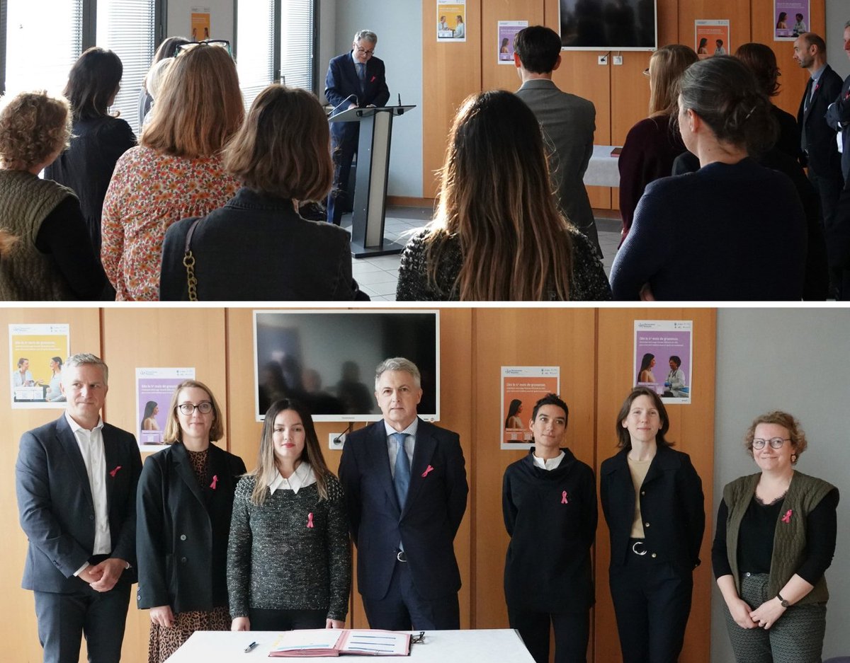 Tahar Belmounès (@taharbelmounes) on Twitter photo La Caf de Paris s’engage avec ses partenaires à poursuivre son accompagnement auprès des femmes enceintes parisiennes.
Tel est le sens de la #convention signée ce lundi entre la <a href="/Caf75_actus/">Caf de Paris</a> et la <a href="/CPAM_75/">Assurance Maladie de Paris</a>, <a href="/Paris/">Paris</a>, <a href="/Urssaf_IDF/">Urssaf Ile-de-France</a> et des institutions petite enfance du département. La Caf de Paris s’engage avec ses partenaires à poursuivre son accompagnement auprès des femmes enceintes parisiennes.
Tel est le sens de la #convention signée ce lundi entre la <a href="/Caf75_actus/">Caf de Paris</a> et la <a href="/CPAM_75/">Assurance Maladie de Paris</a>, <a href="/Paris/">Paris</a>, <a href="/Urssaf_IDF/">Urssaf Ile-de-France</a> et des institutions petite enfance du département.