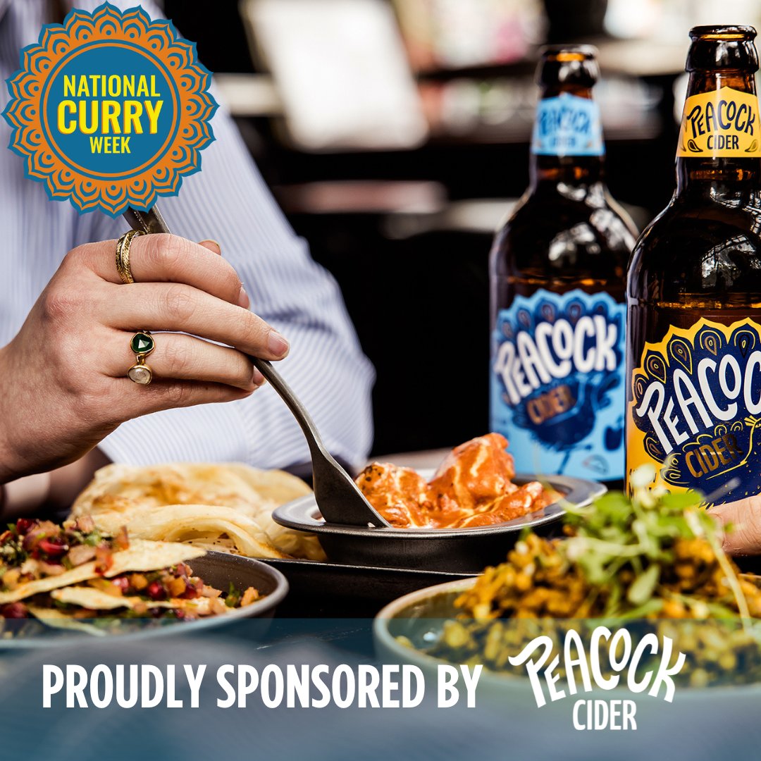 🍏 Cider with your curry? Of course! 💁‍♂️ Peacock Cider pairs so perfectly with curry, you’ll wonder how you ever did it without! 

Proudly sponsoring National Curry Week, because great curries deserve great cider! 🥂

#NationalCurryWeek #PeacockCider #CurryWeek #Cider