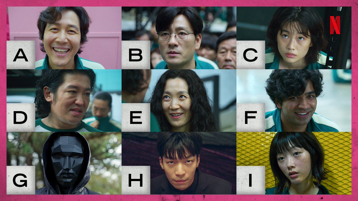 squidgame's tweet photo. Who was your favorite S1 character? What kind of personalities do you think will play in S2? Let's hear your predictions 💬 https://t.co/zrlgshHsYb