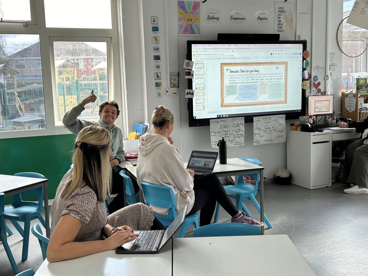 LliswerryPrim's tweet image. A successful ALN mtg with staff empowering each other through sharing of expertise to produce quality School IDPs. #ALN