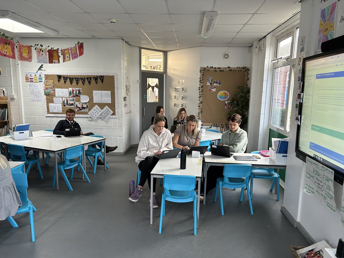 LliswerryPrim's tweet image. A successful ALN mtg with staff empowering each other through sharing of expertise to produce quality School IDPs. #ALN