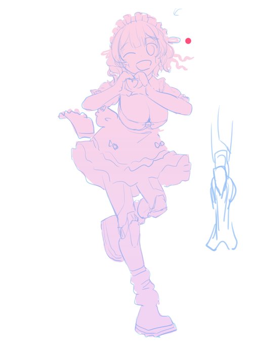 例のアレ描いてますよアピ
仕事ひと段落させたら一気に進めるんだぁ… 