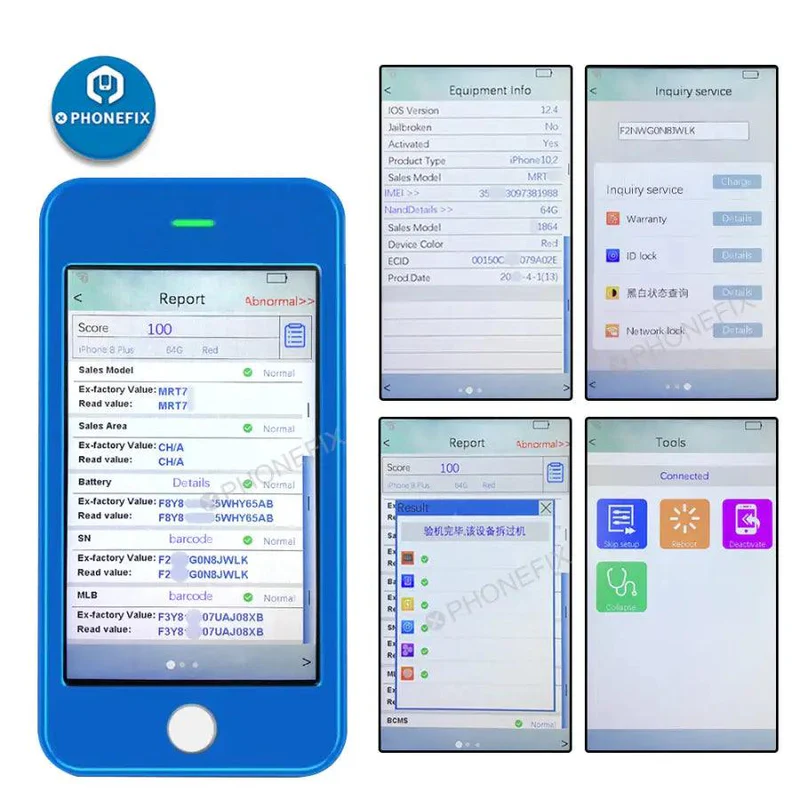 weikexiu's tweet image. JCID iDetector Portable Diagnostic Tool: From checking battery health to querying warranty status, this tool does it all! 🌟
Contact us: WhatsApp +86 133 9284 5625
#detectiontool #jcid #diyfixtool #phonefix #chinaphonefix #iphonerepairtool #electronicsrepair #detection