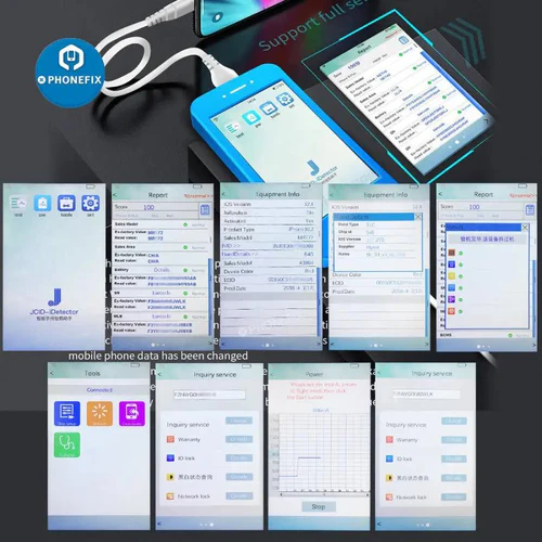 weikexiu's tweet image. JCID iDetector Portable Diagnostic Tool: From checking battery health to querying warranty status, this tool does it all! 🌟
Contact us: WhatsApp +86 133 9284 5625
#detectiontool #jcid #diyfixtool #phonefix #chinaphonefix #iphonerepairtool #electronicsrepair #detection