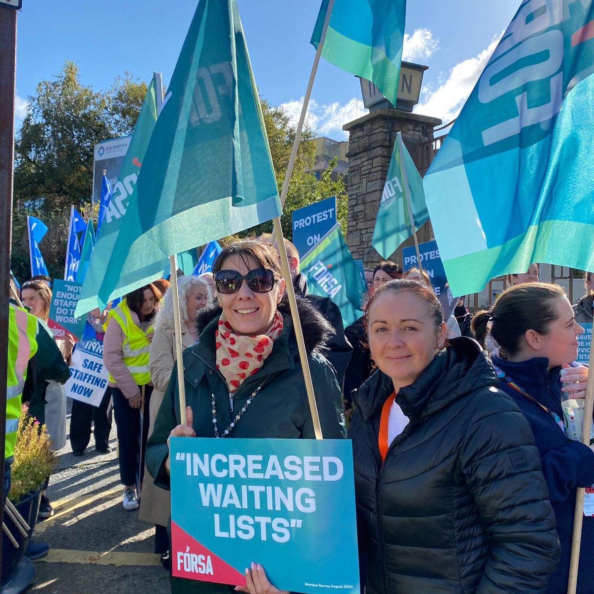 Fórsa trade union tweet media