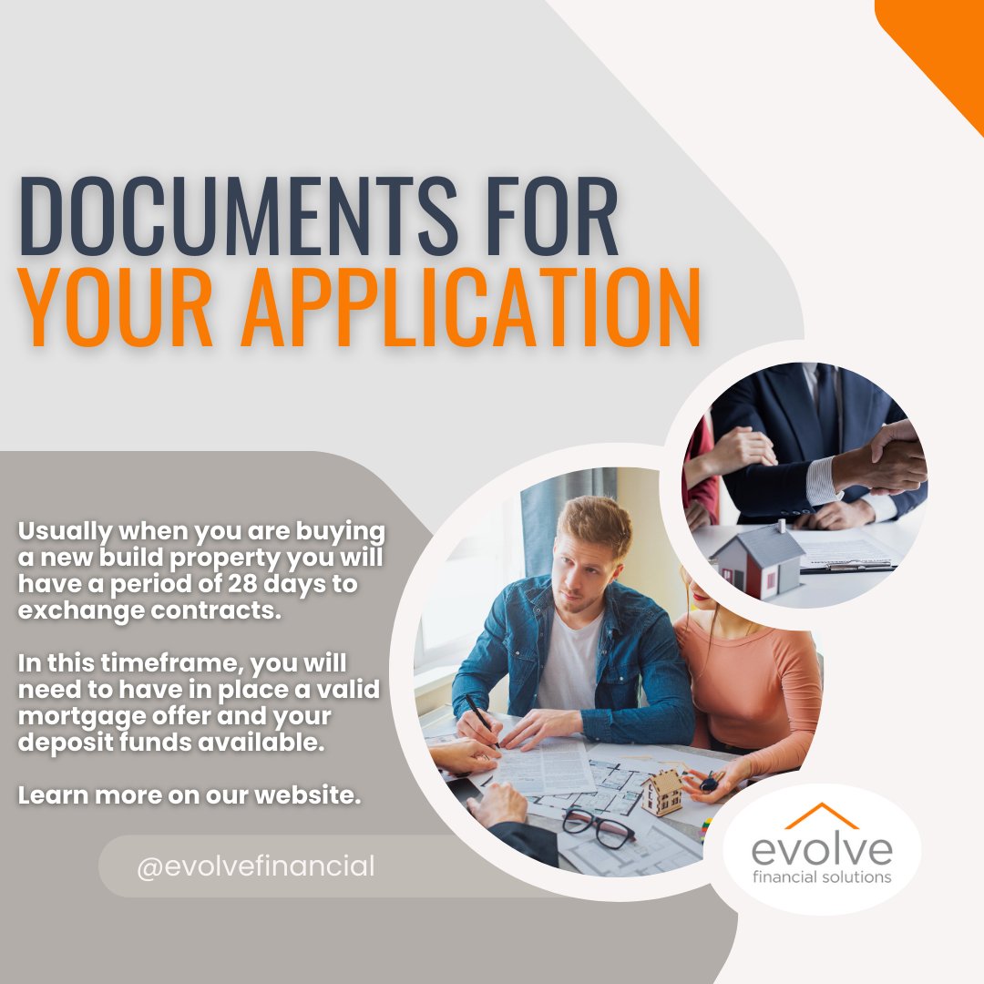 There's no point denying it - buying a house requires a lot of paperwork!

Luckily, we know exactly what's required and we're here to help you prepare everything you need to ensure a smooth house buying journey.

Found out how we can help at: evolvefs.com/new-build-mort…