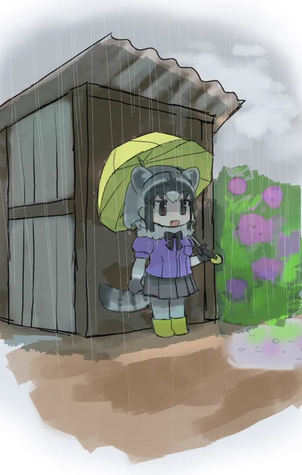 けもフレの過去絵(背景がある) 