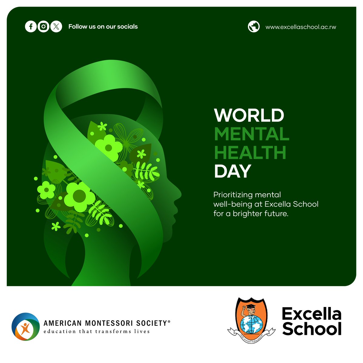 On this #WorldMentalHealthDay, we celebrate the importance of mental well-being in fostering creativity, resilience, and an #allroundeducation

Let’s encourage open conversations and support each other to create a nurturing environment that promotes happiness and wellbeing for
