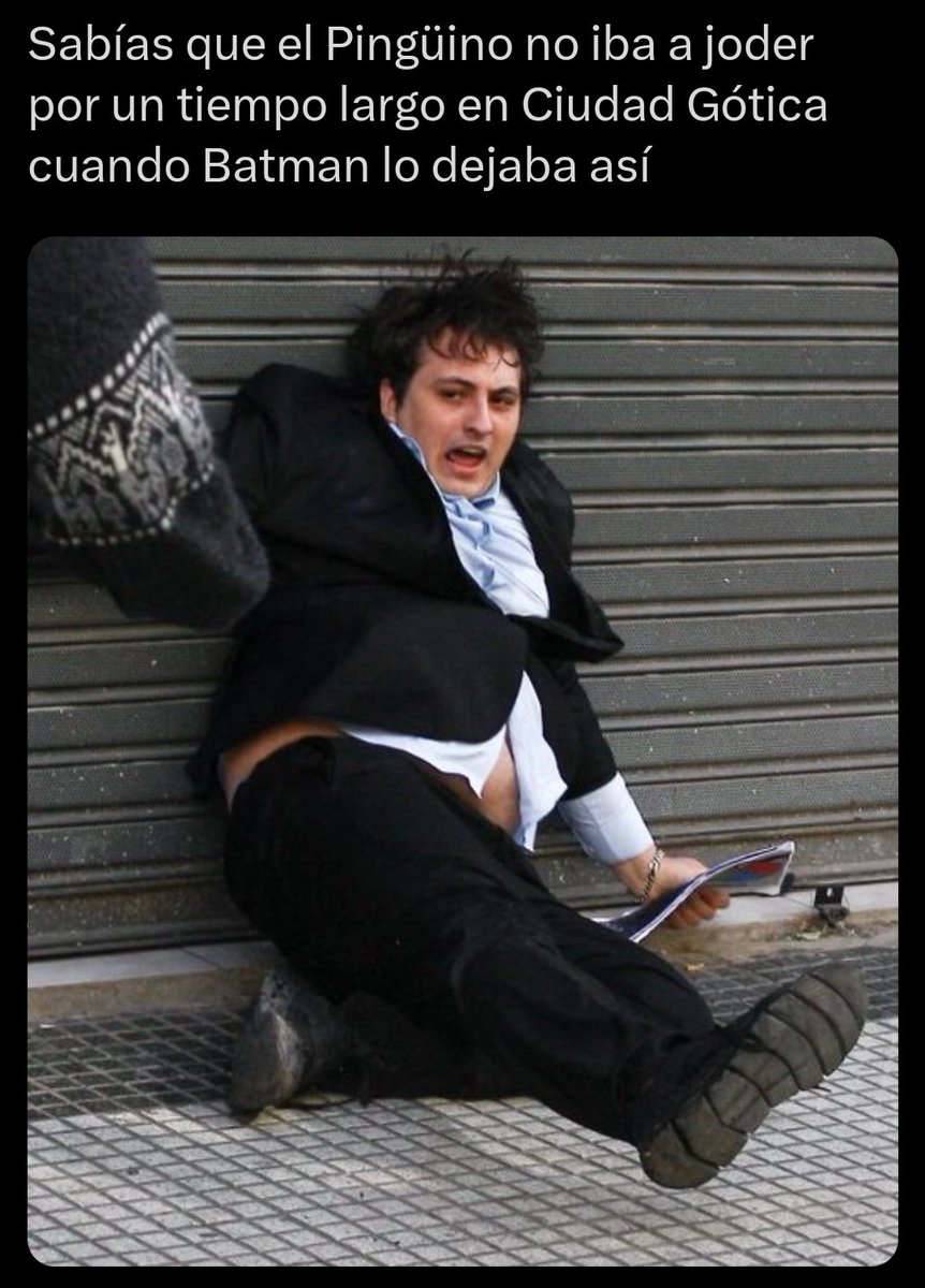 BrayanHerbas's tweet image. 👏🏻🤣👏🏻🤣👏🏻🤣👏🏻🤣👏🏻
#Libertario #Pinguino #Milei #MileiEsDictadura #Argentina