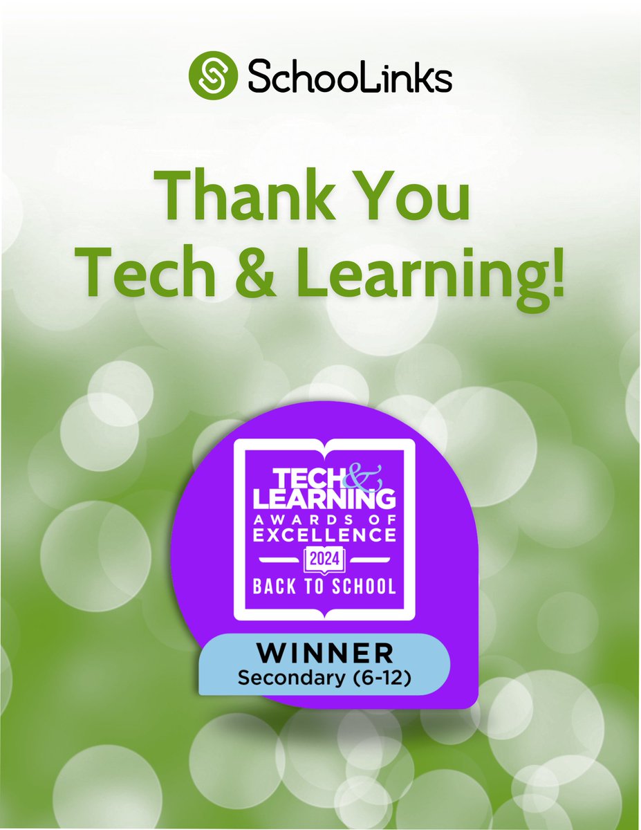 SchooLinks's tweet image. 🎉 We’re celebrating big wins at SchooLinks! 🎉

We’re thrilled to be named a Tech &amp;amp; Learning Awards of Excellence winner! 📚✨🚀 

#SchooLinks #TechAndLearning #EducationInnovation #BestCEO #FastestGrowing @techlearning