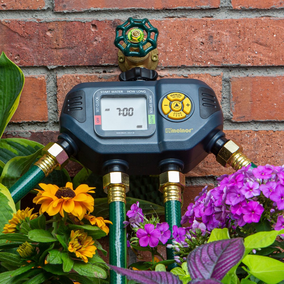 melnor_inc's tweet image. Watering is easy with Melnor AquaTimers Automatic Water Timers! 
💧Separate Scheduling for Each Zone
💧Easy to Set Up
💧Works with Sprinklers, Soaker Hoses, and Drip Systems
💧Rain Delay Skips Watering 

#melnor #watertimer #watering #gardening #lawncare #diylawns #zones