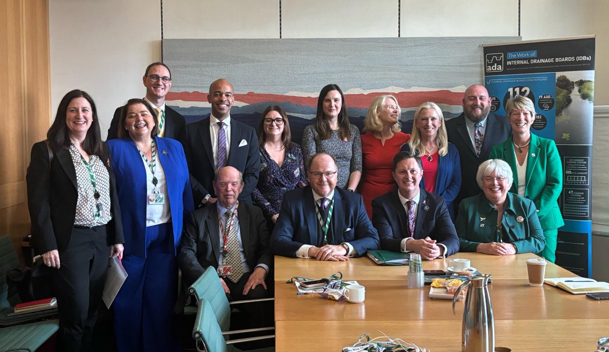 Honoured to be appointed Vice Chair of the APPG for Sustainable Flood &amp; Drought Management. Flooding &amp; shortage of water for drinking &amp; irrigation is an issue in Ely and East Cambs, and across the UK. I’ll push for policies that protect our communities &amp; build a resilient future