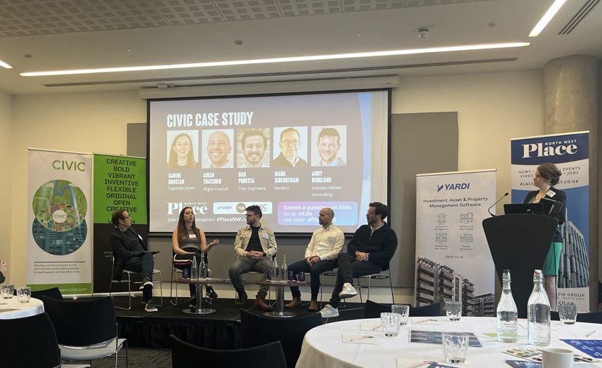 Crookes Walker (@cwcengineers) on Twitter photo Andy Ringland on the first panel at <a href="/PlaceNorthWest/">Place North West</a> 's Offices + Workspaces update this morning, the panel were discussing the retrofit of Civic in Wigan, transforming a vacant building into a modern and creative workspace.
<a href="/CapitalCentric/">CAPITAL&CENTRIC</a> <a href="/WiganCouncil/">Wigan Council</a> Andy Ringland on the first panel at <a href="/PlaceNorthWest/">Place North West</a> 's Offices + Workspaces update this morning, the panel were discussing the retrofit of Civic in Wigan, transforming a vacant building into a modern and creative workspace.
<a href="/CapitalCentric/">CAPITAL&CENTRIC</a> <a href="/WiganCouncil/">Wigan Council</a>