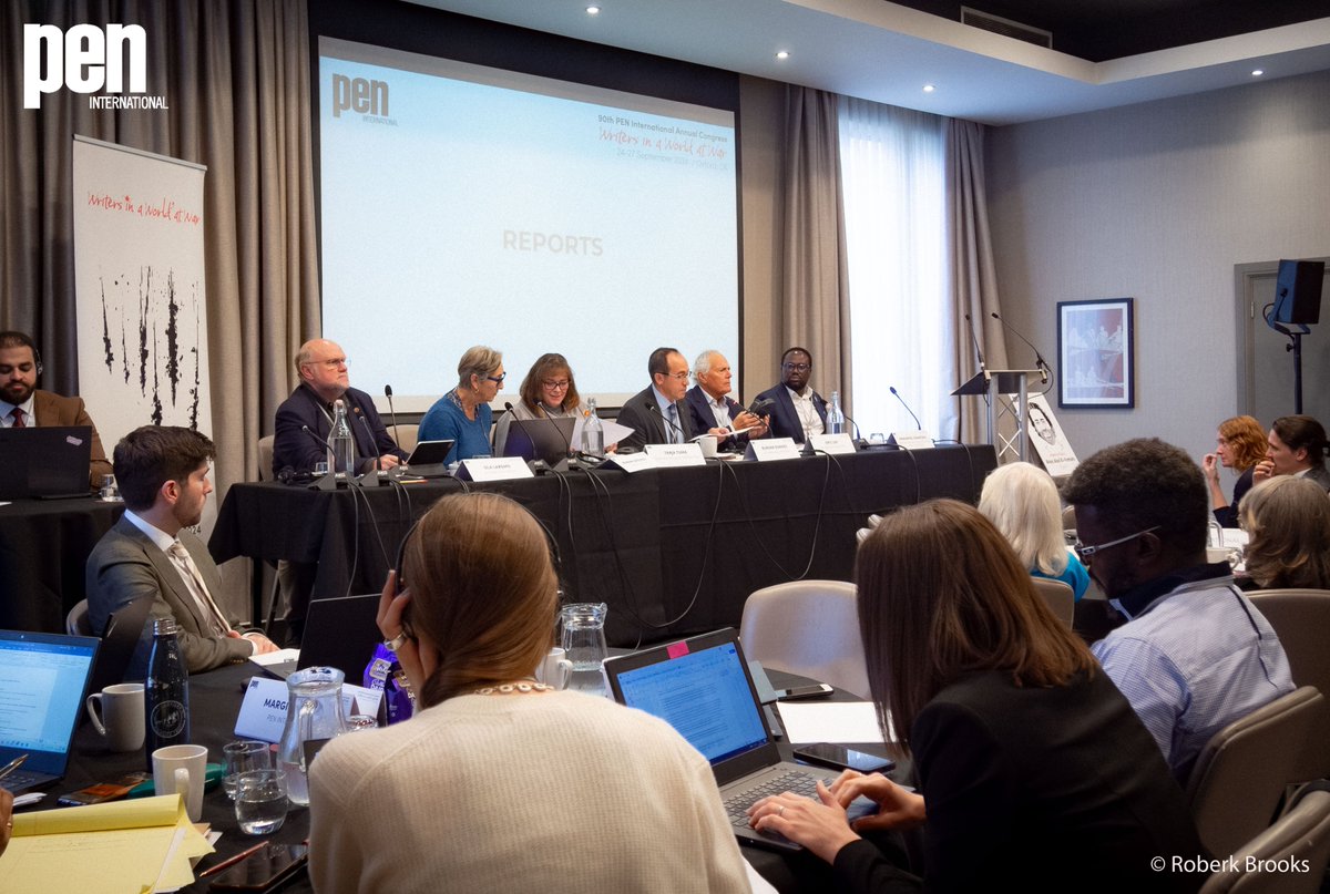 PEN International (@pen_int) on Twitter photo Take a look through more moments from the 90th PEN International Congress!
Thanks to our PEN International Board Members, Treasurer, Vice Presidents, and others for their dedication to uniting our Committees and PEN Centres. Special thanks to <a href="/englishpen/">English PEN</a>.
<a href="/CacchioliRomana/">Romana cacchioli</a> Take a look through more moments from the 90th PEN International Congress!
Thanks to our PEN International Board Members, Treasurer, Vice Presidents, and others for their dedication to uniting our Committees and PEN Centres. Special thanks to <a href="/englishpen/">English PEN</a>.
<a href="/CacchioliRomana/">Romana cacchioli</a>
