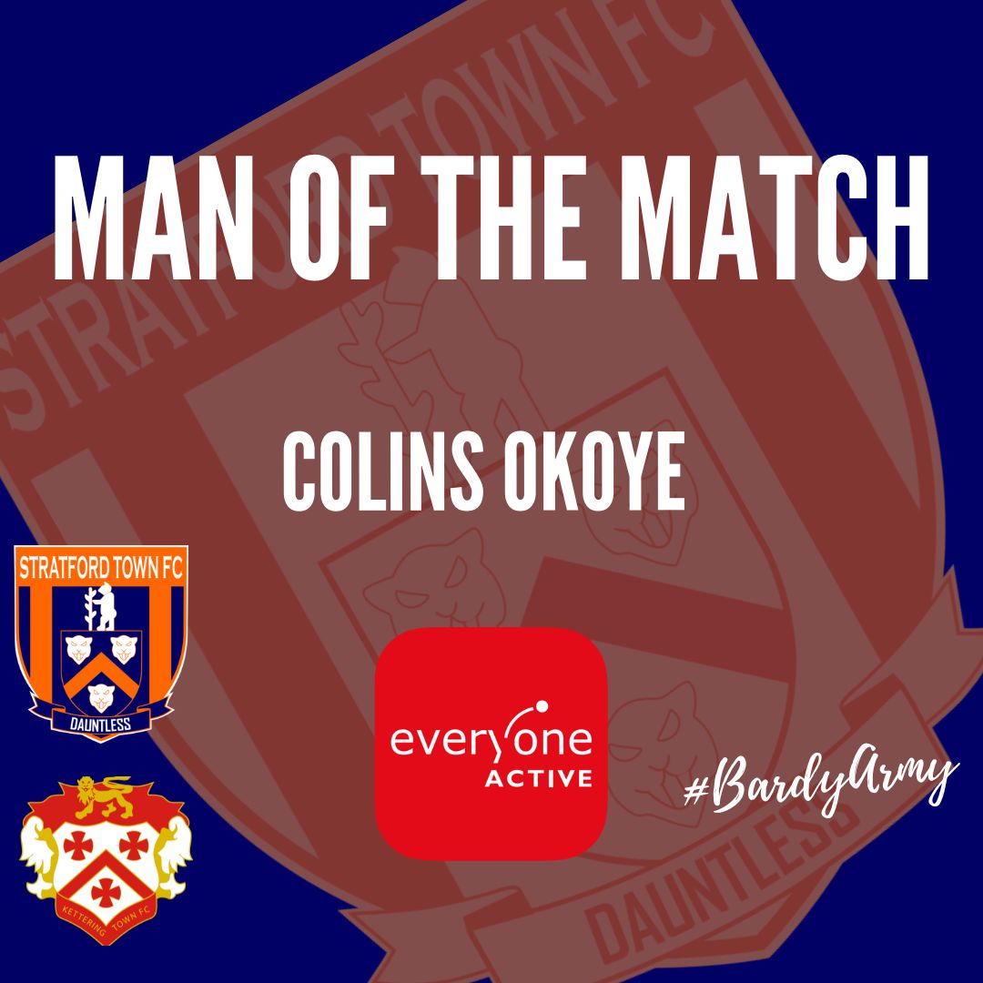 Yesterday's MOTM for the A team is Colins Okoye. A commanding performance from the centre back. Dominant in 1v1s and calm &amp; composed on the ball 

#stratfordtownacademy #academyfootball #playerdevelopment #warwickshire