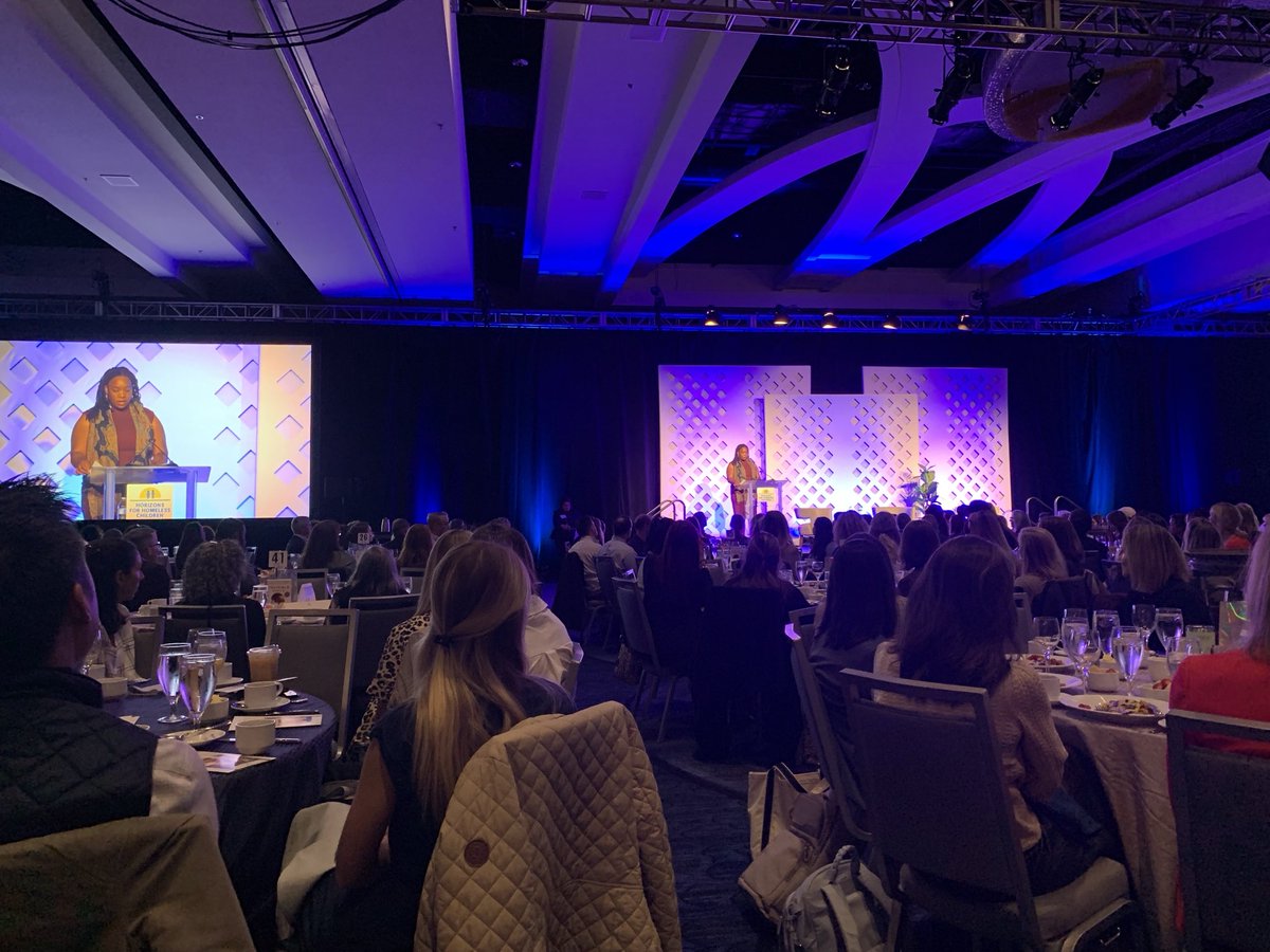 So inspired to be at the ⁦<a href="/HHCTweets/">Horizons</a>⁩ breakfast saluting the fierce commitment of staff and families to overcome family homelessness at Horizons. #endfamilyhomelessness #childcarematters