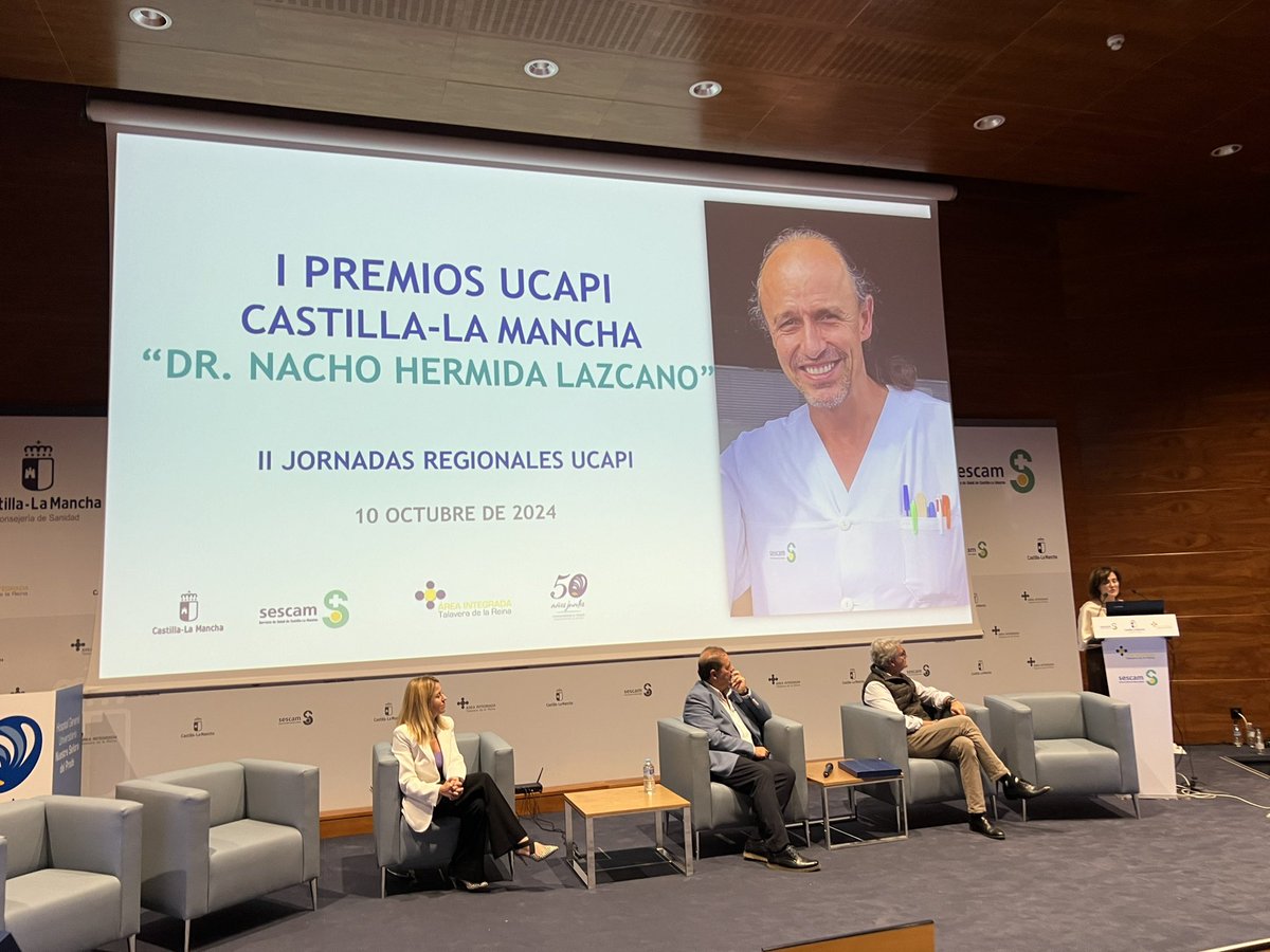 #JORNADASUCAPICLM #1premiosUcapiUclmNachoHermidaLazcano Reconocimento a una  corta vida dedicada al trabajo bien hecho, humanidad y compañerismo <a href="/HospitalUnivAB/">Hospital Universitario de Albacete</a> <a href="/SOMIMACA/">SOMIMACA</a>
