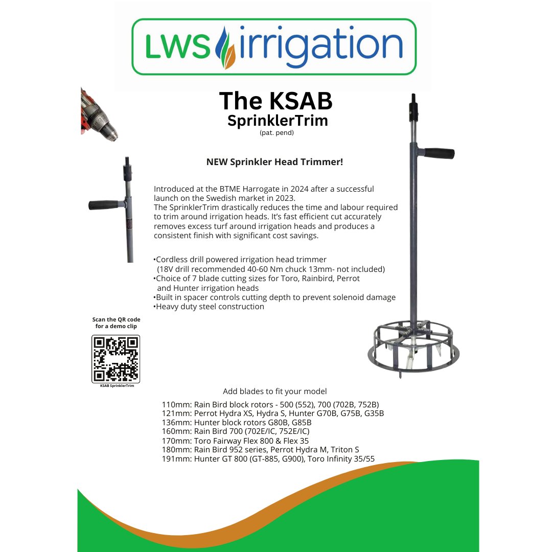 Did you know we stock the KSAB SprinklerTrim ? 

Head to our website here lws.uk.com/Products/Misce… for more information, and also see this amazing product in action !! #ksab #sprinkler #maintenance #golf #new
