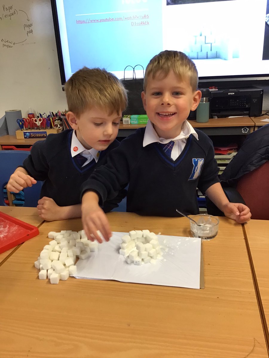 ECSPrep's tweet image. Fantastic igloo sugar cube building in year 1 DT today. Cross-curricular learning of their Pole to Pole Topic.