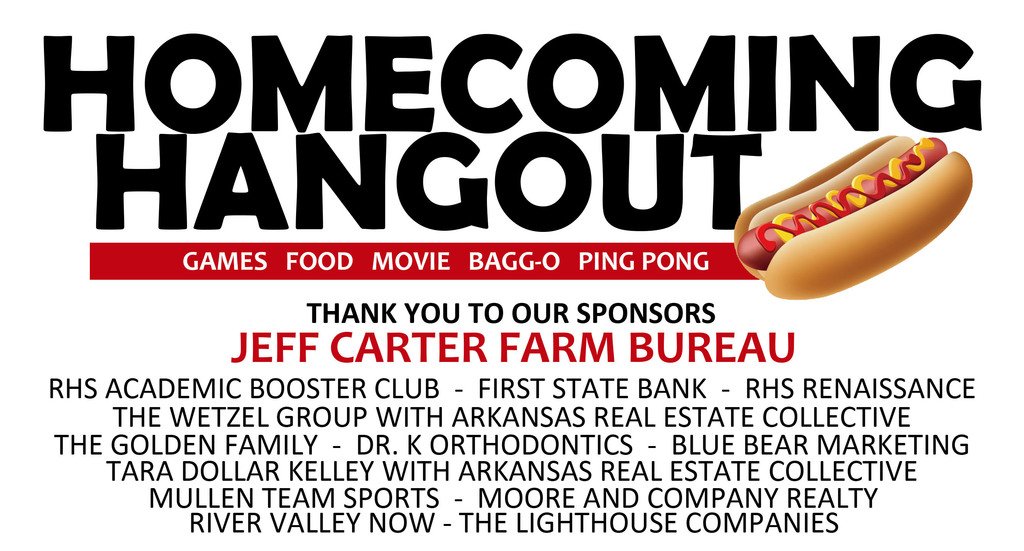 We're excited about tomorrow's Homecoming Hangout! Thank you to our sponsors who made this event possible.