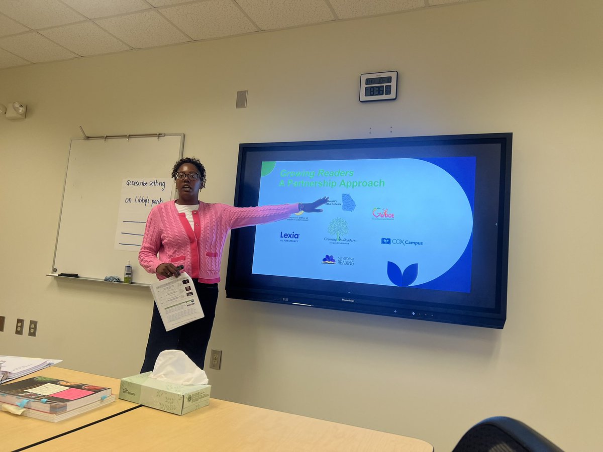 Ashlyn Grummer (@grummerashlyn) on Twitter photo Excited to get our Regional Coaching Network Meeting started with Growing Readers this morning! <a href="/GrowingRdrsGA/">GrowingReaders_GA</a> <a href="/GOSA_GA/">GOSA</a> <a href="/CherokeeSchools/">Cherokee Co. Schools</a> #GAGrowsReaders Excited to get our Regional Coaching Network Meeting started with Growing Readers this morning! <a href="/GrowingRdrsGA/">GrowingReaders_GA</a> <a href="/GOSA_GA/">GOSA</a> <a href="/CherokeeSchools/">Cherokee Co. Schools</a> #GAGrowsReaders