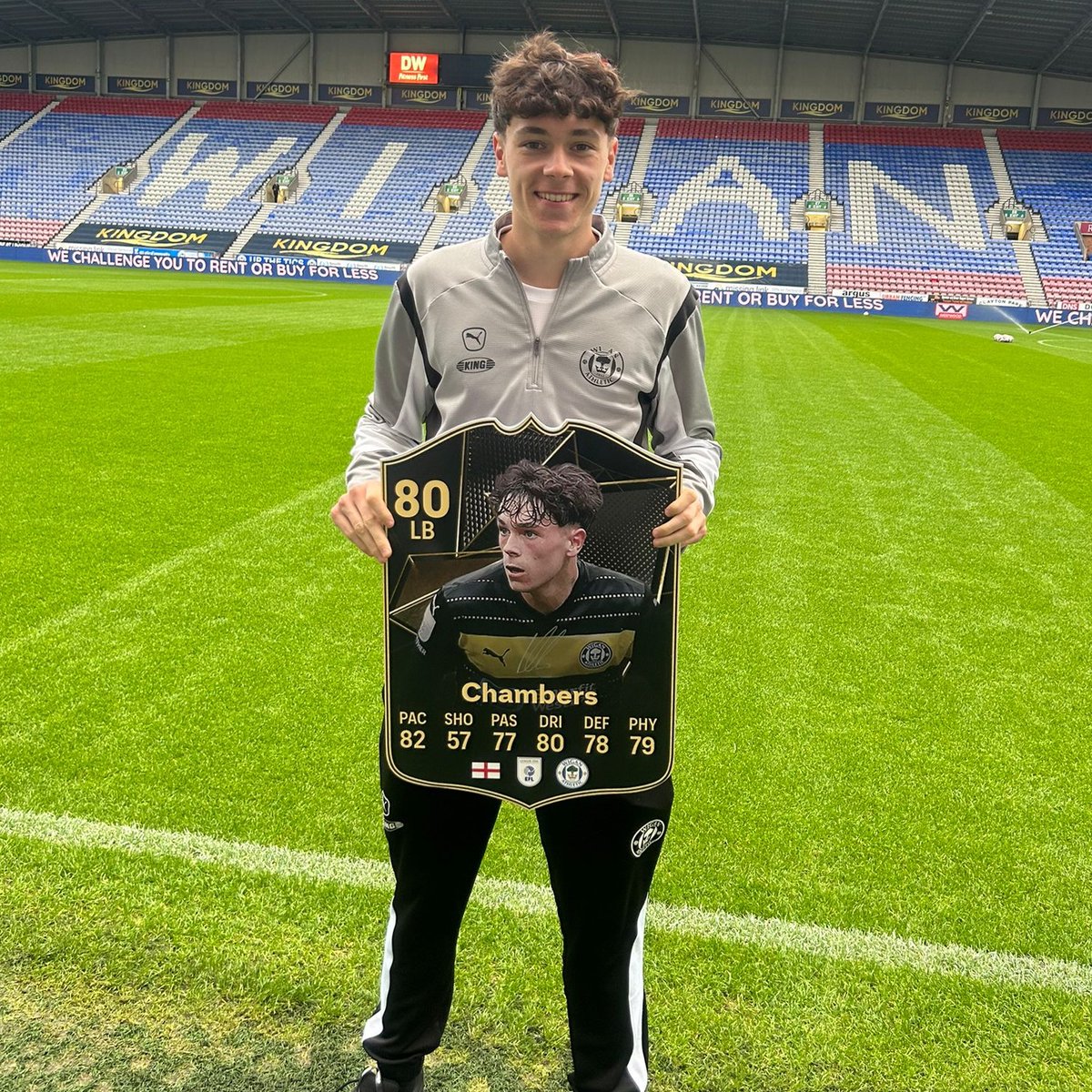 Do you fancy winning a signed <a href="/lukechambers04/">Luke Chambers</a> #FC25 TOTW card? ✍️

📲 Simply Like &amp; RT this post before following <a href="/JuniorLatics/">JuniorLatics</a> to be in with a chance of winning. 

#wafc 🔵⚪️