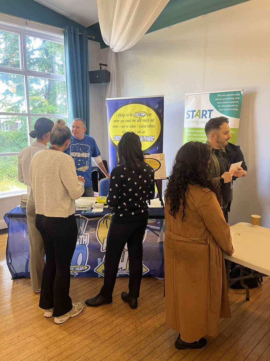 START (@startinspminds) on Twitter photo A wonderful morning spent with <a href="/LWinSalford/">LWinSalford</a> for #WorldMentalHealthDay hearing powerful stories of how the right support &care can keep people well in work. Brill to see so many system partners coming together <a href="/GMMH_NHS/">Greater Manchester Mental Health</a> <a href="/MattersSalford/">Wellbeing Matters Salford</a> <a href="/reachoutstes/">Reach Out ; Start to End Suicide</a> <a href="/talkaboutitmate/">Talk About It Mate</a> <a href="/MindinSalford/">Mind in Salford</a> A wonderful morning spent with <a href="/LWinSalford/">LWinSalford</a> for #WorldMentalHealthDay hearing powerful stories of how the right support &care can keep people well in work. Brill to see so many system partners coming together <a href="/GMMH_NHS/">Greater Manchester Mental Health</a> <a href="/MattersSalford/">Wellbeing Matters Salford</a> <a href="/reachoutstes/">Reach Out ; Start to End Suicide</a> <a href="/talkaboutitmate/">Talk About It Mate</a> <a href="/MindinSalford/">Mind in Salford</a>