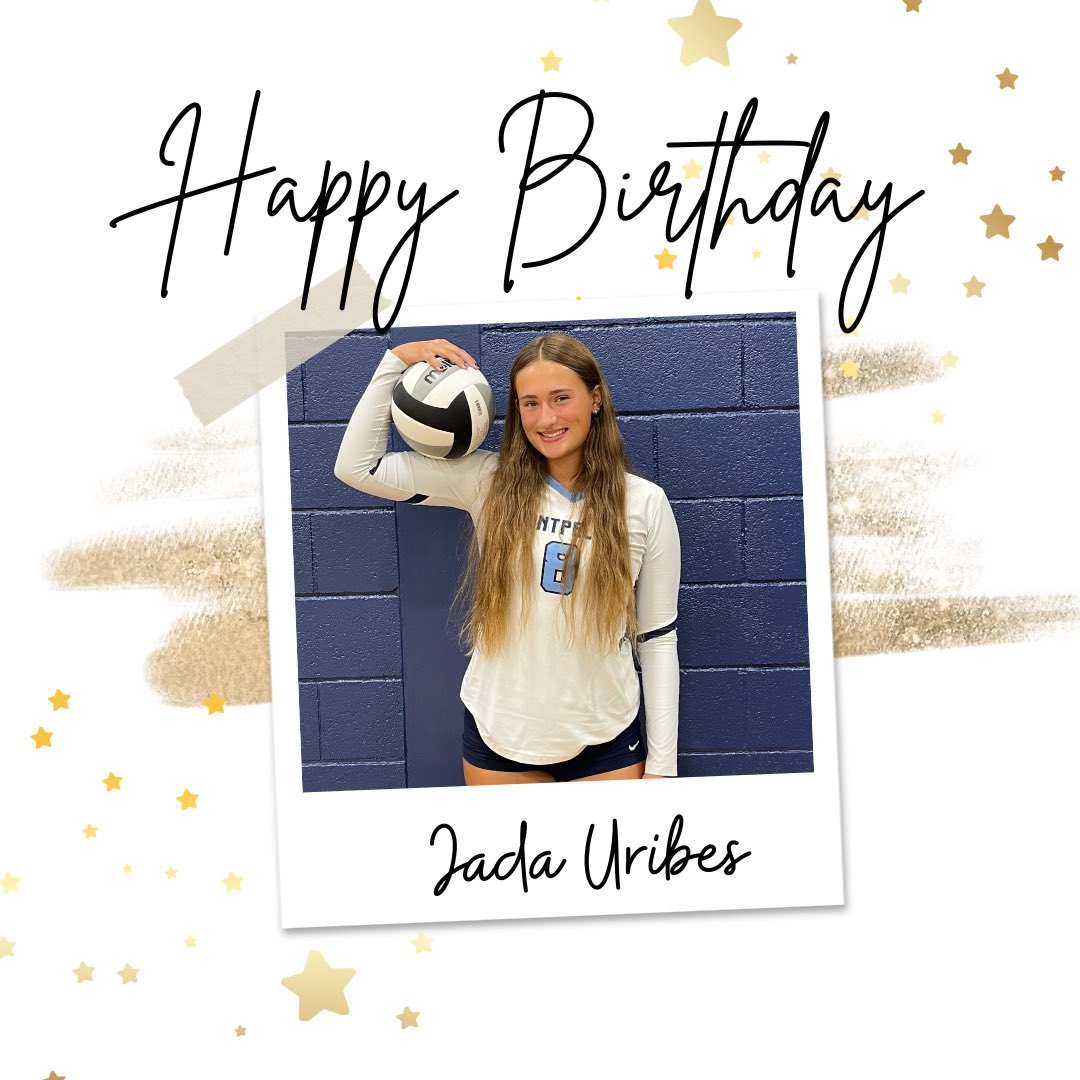 LocosVolleyball's tweet photo. We would like to wish a very HAPPY BIRTHDAY to our Senior, Jada Uribes!! We hope you have the BEST day!!! ❤️🏐🎉🥳 https://t.co/QlJAjbu2c5