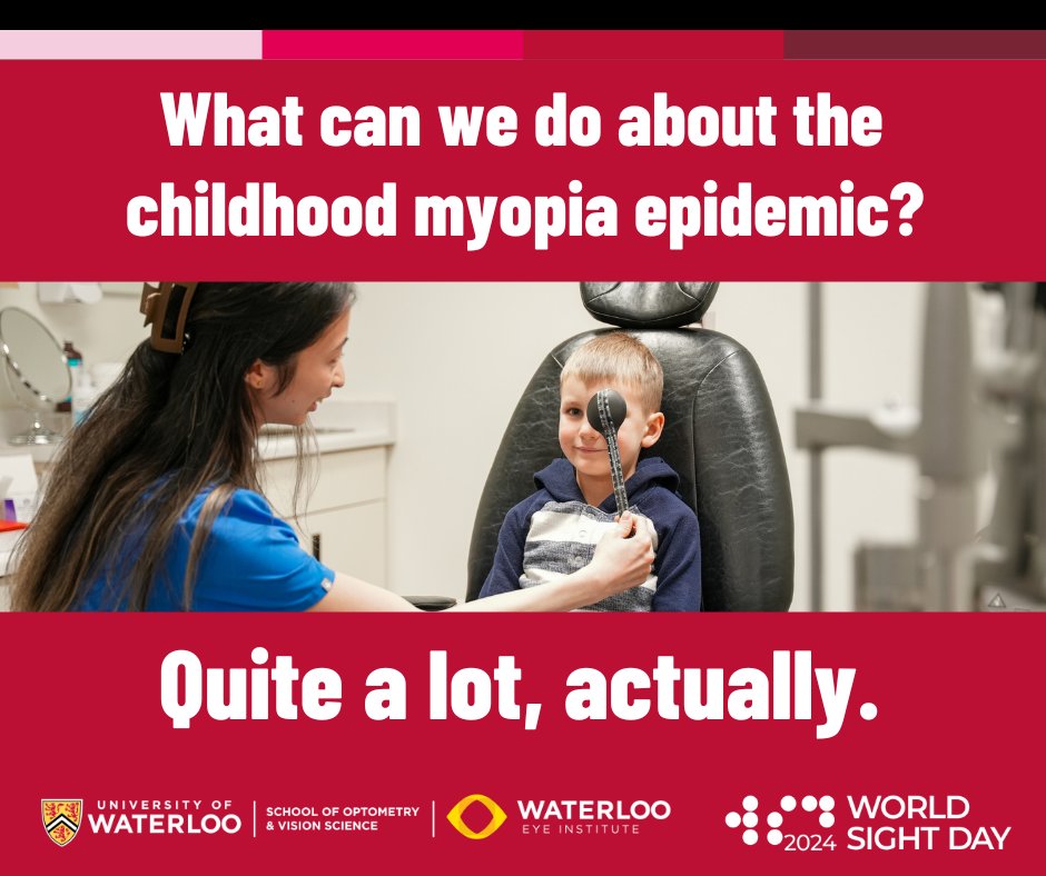 UWaterloo Optometry & Vision Science (@uwoptometry) on Twitter photo This #WorldSightDay, the theme is child eye health. Did you know myopia (nearsightedness) progression can be controlled in childhood? Learn more: bit.ly/47TroqR <a href="/IAPB1/">IAPB</a> <a href="/WaterlooSci/">Waterloo Science</a> <a href="/UWaterloo/">University of Waterloo</a> This #WorldSightDay, the theme is child eye health. Did you know myopia (nearsightedness) progression can be controlled in childhood? Learn more: bit.ly/47TroqR <a href="/IAPB1/">IAPB</a> <a href="/WaterlooSci/">Waterloo Science</a> <a href="/UWaterloo/">University of Waterloo</a>