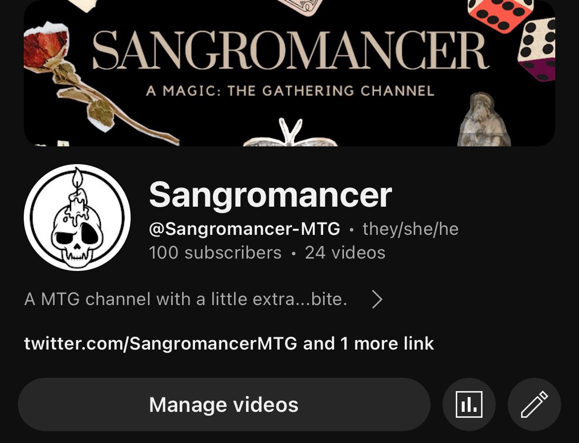 100 SUBSCRIBERS LET’S GOOO 🥳

To celebrate, I’ll be doing a little Duskmourn giveaway in a couple of days, but for now, I’ll just say thank you very much to everyone who’s subscribed/watched any of my videos so far! 🧡